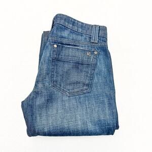 Joe's Dark Wash Denim Jeans Flare Leg Dark Wash Zip Fly Size 26 NWT